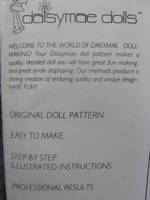 2 Doll Sewing Patterns Buttons & Bo 16