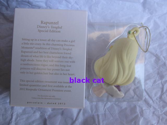 Hallmark 2012 Disney's Rapunzel Special Edition Limited Quantity Precious Moments Christmas Tree Ornament