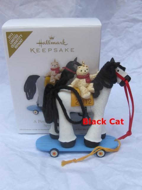 Hallmark 2012 A Pony For Christmas Repaint Limited Quantity Christmas Tree Ornament