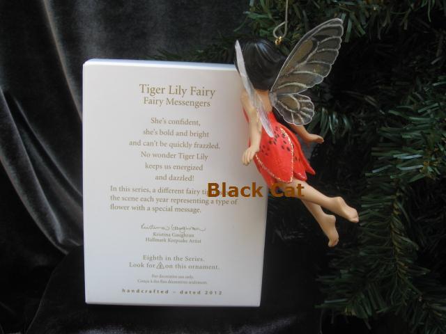 Hallmark 2012 Tiger Lily 8th In The Fairy Messenger Series Christmas Tree Ornament