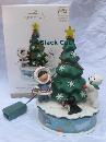 Hallmark 2012 Frosty Friends Trimming The Tree Magic Sound & Lights Christmas Tree Ornament