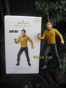 Hallmark 2010 Captain James T. Kirk Star Trek 1st In Legends Christmas Tree Ornament