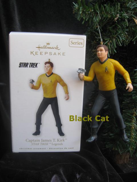 Hallmark 2010 Captain James T. Kirk Star Trek 1st In Legends Christmas Tree Ornament