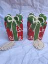 New Red & Green Christmas Present Salt & Pepper Shakers