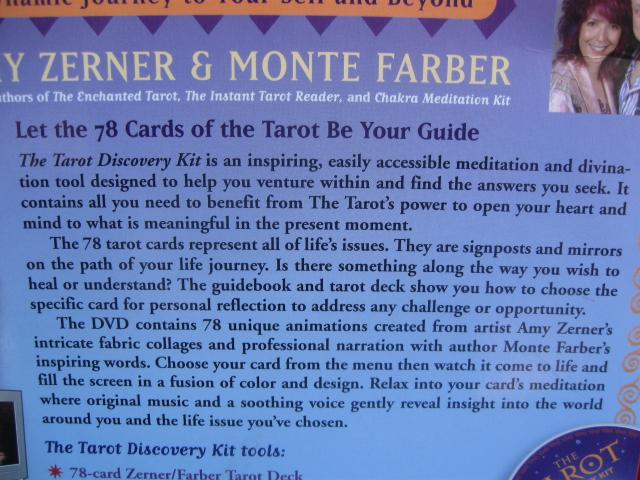 The Tarot Discovery Kit By Amy Zerner & Monte Farber