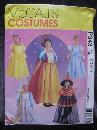 New McCall's P343 343 Children's Disney Princess Halloween Costume Sewing Pattern Size 2 3 4