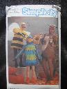 Vintage Simplicity 6671 Parrot Kangaroo Bumble Bee Halloween Costume Sewing Pattern Adult Large
