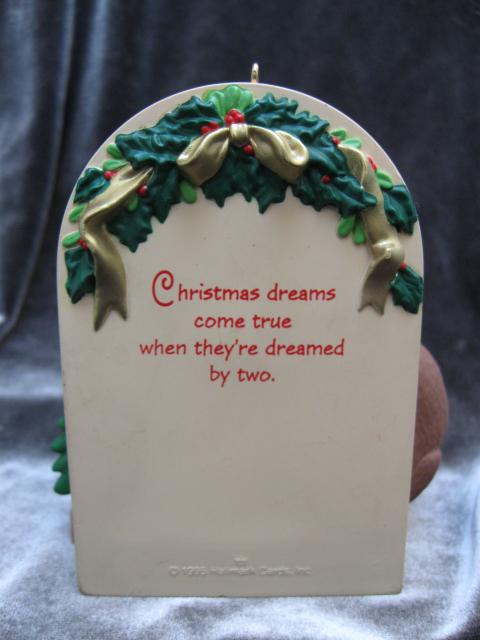 Hallmark 1995 Our First Christmas Together Bears Christmas Ornament