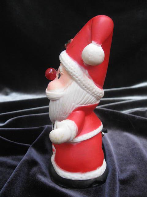 Vintage Santa Claus With Blinking Nose