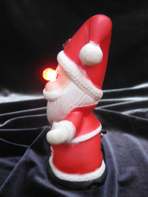 Vintage Santa Claus With Blinking Nose
