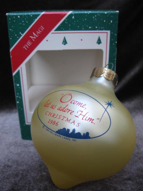 Hallmark 1986 The Magi Three Wise Men Religious Christmas Ornament