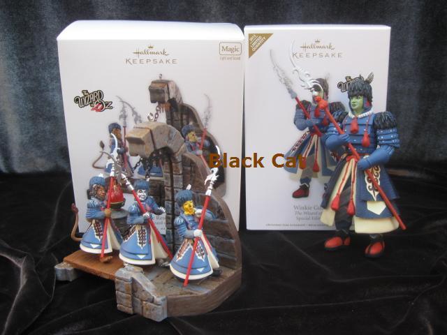 Hallmark 2010 2012 To The Rescue & Winkie Guard Wizard Of Oz Ornaments