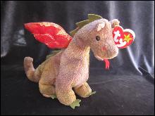 Ty Scorch The Dragon Retired Beanie Baby