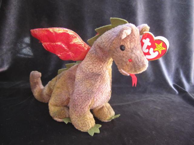 Ty Scorch The Dragon Retired Beanie Baby