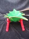 Vintage Atlantic Mold Holly Leaf Christmas Sleigh Candy Dish Or Centerpiece