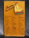 Vintage Shopping Reminder Grocery List Sailing Sail Boat