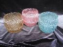 3 Spaghetti String Glamalite Rubber Highball Tumblers