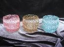 3 Spaghetti String Glamalite Rubber Highball Tumblers