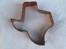 Large Copper State Of Texas Cookie Cutter