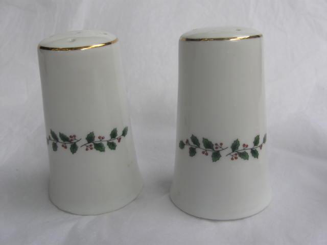 Vintage Christmas Tree Salt & Pepper Shakers