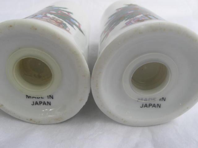 Vintage Christmas Tree Salt & Pepper Shakers