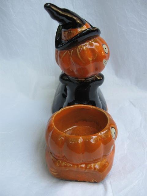 Yankee Candle Pumpkin Witch On Broom Jack O Lantern Tea Light Figurine