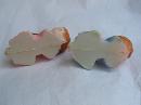 2 Vintage Boy & Girl Baby Sleeping Christmas Angels Wilton Cake Toppers