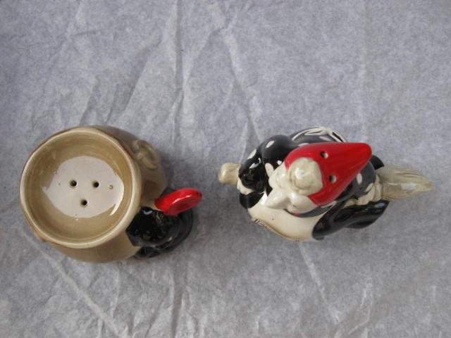Fitz & Floyd Halloween Witch & Black Cat Cauldron Salt & Pepper Shakers