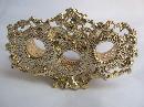 Gold Tone Filigree Lipstick Holder with Faux Jewels