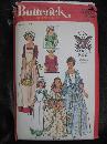 New Vintage Butterick 4261 Dolly Madison Puritan Colonial Halloween Costume Sewing Pattern
