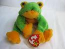 Ty Smoochy The Frog Ty Beanie Baby Retired