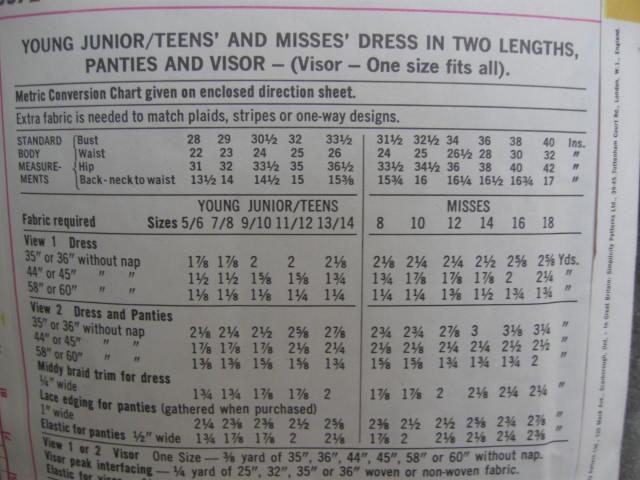 Vintage Simplicity 5572 Misses Tennis Dress Sewing Pattern Size 8
