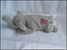 Ty Original Righty The Republican Elephant Retired Beanie Baby