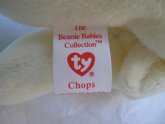 Ty Chops The Lamb Retired Beanie Baby MWMT's