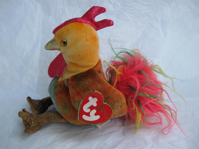 Ty Chinese Zodiac Rooster Beanie Baby