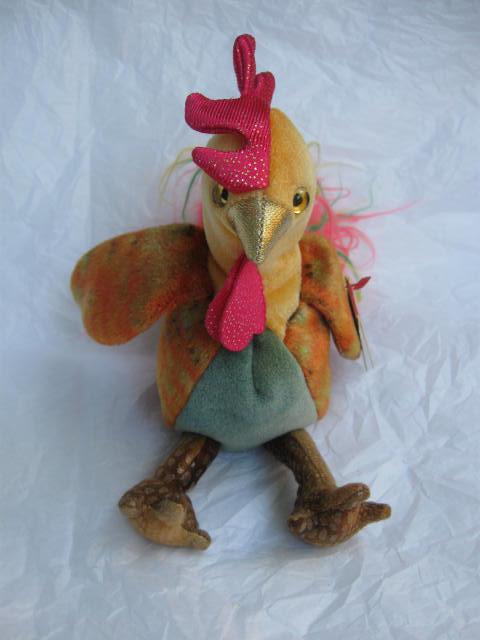 Ty Chinese Zodiac Rooster Beanie Baby