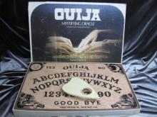 Vintage Halloween William Fuld Talking Board Set Ouija Board Salem Mass.