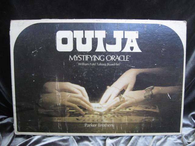 Vintage Halloween William Fuld Talking Board Set Ouija Board Salem Mass.