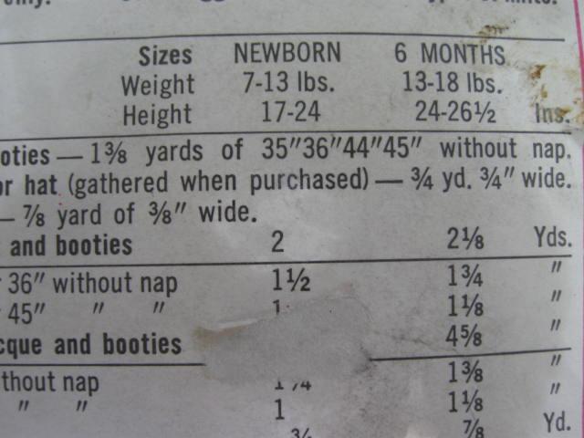 New Vintage Simplicity 5434 Baby's 6 Months Layette Dress Hat Booties + More Sewing Pattern