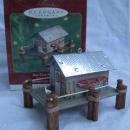 Hallmark 2000 Bait Shop With Bait #2 In Town & Country Series Christmas Tree Ornament