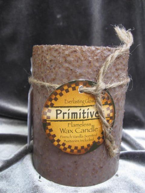New Primitives Everlasting Glow Flameless Wax Candle French Vanilla