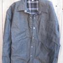 New Marlboro Reversible Western Jacket Shirt Denim Flannel Black & White