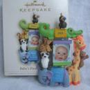 Hallmark 2006 Baby's First Christmas Photo Holder Christmas Tree Ornament