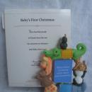 Hallmark 2006 Baby's First Christmas Photo Holder Christmas Tree Ornament