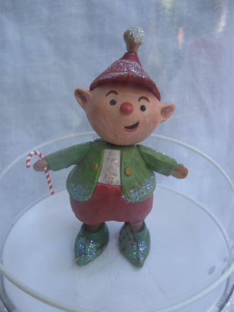 Hallmark Happy Tapper Candy Cane Elf Tabletop Display Magic Movement & Music