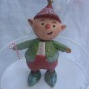 Hallmark Happy Tapper Candy Cane Elf Tabletop Display Magic Movement & Music