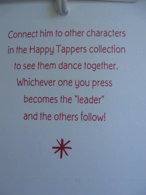 Hallmark Happy Tapper Candy Cane Elf Tabletop Display Magic Movement & Music