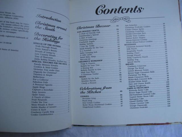 Christmas With Southern Living 1983 Cookbook Plus More First Edition