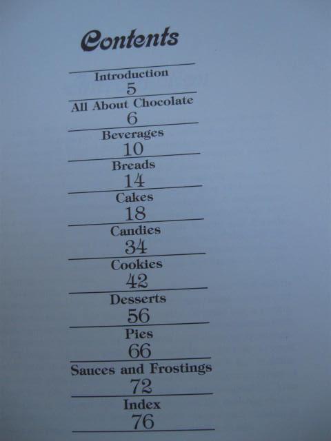 Chocolate Fantasies Cook Book 1987 First Printing
