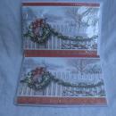 50 Hallmark Christmas Greeting Cards White Picket Fence In Sealed Package